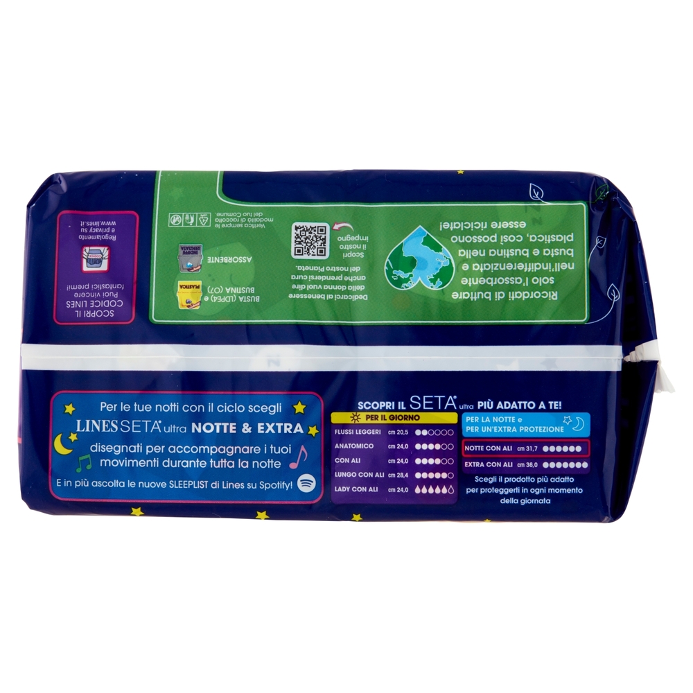 Lines Seta Ultra Trio Cp Notte 30 pezzi